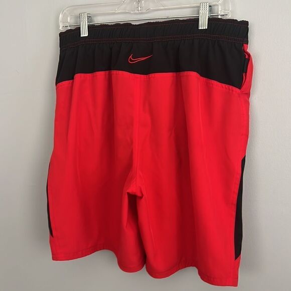 Nike red swim trunks shorts Men’s L - Picture 11 of 12
